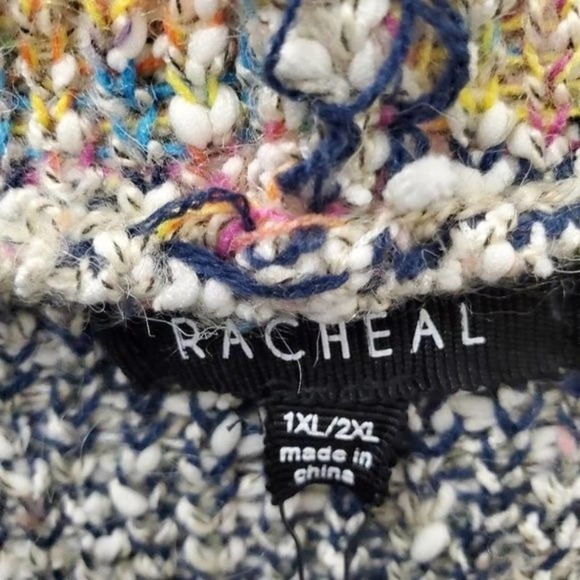 Cozy Boho Belted Hoodie Geometric Open Front Cardigan - Free People Vibes - Picture 6 of 11